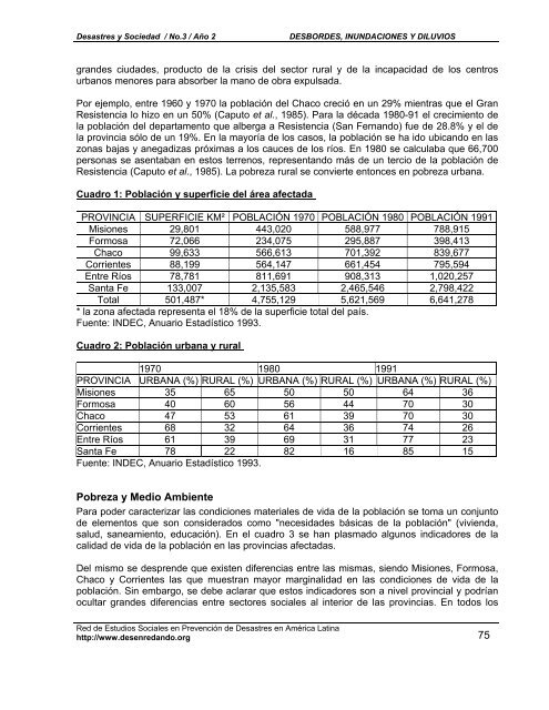 Desbordes, Inundaciones y Diluvios (Especial) - La RED