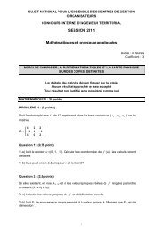 SESSION 2011 MathÃ©matiques et physique appliquÃ©es - CDG69