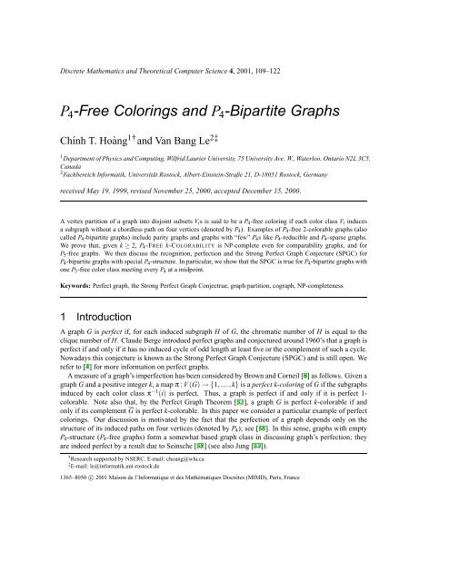 bipartite graph in discrete mathematics