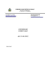 Consiglio San Pietro in Casale 11_04_2012.pdf - Comune di San ...