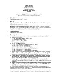 DRAFT MINUTES REGULAR SESSION MAYOR AND ... - Camp Verde