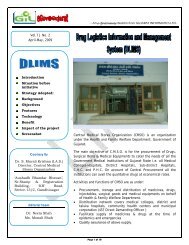 Drug Logistics Information and Management System (DLIMS)