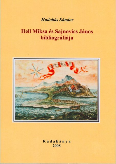 Hell Miksa Ã©s Sajnovics JÃ¡nos - MEK - OrszÃ¡gos SzÃ©chÃ©nyi KÃ¶nyvtÃ¡r