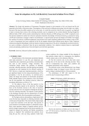 Some Investigations on Fly Ash Resistivity Generated in ... - isesp