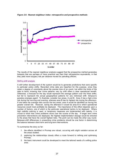 Prospective crime mapping in operational context Final report