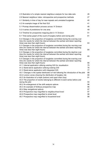 Prospective crime mapping in operational context Final report