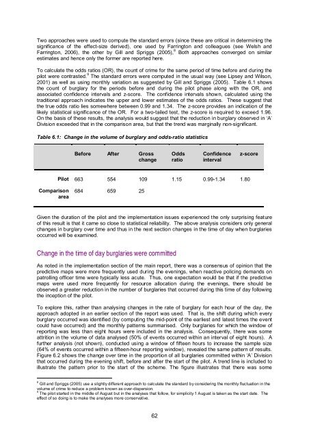 Prospective crime mapping in operational context Final report