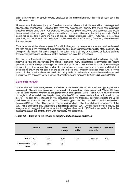 Prospective crime mapping in operational context Final report