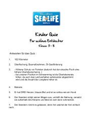 Antworten Berlin Quiz 5-8 - Sea Life