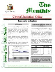 Vol 16 2004 The Monthly July.pdf - Central Statistical Office of Zambia