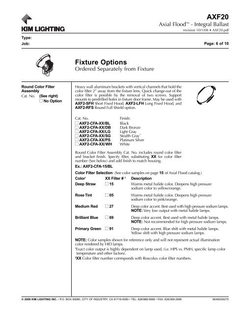 AXF20 - Kim Lighting