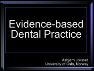 Evidence Based Dentistry