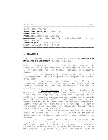24-03-09 MRP ... - Tribunal de Contas do Estado de SÃ£o Paulo