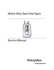 Welch Allyn Spot Vital Signs Service Manual 718448