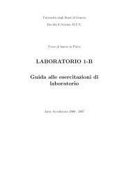 LABORATORIO 1-B Guida alle esercitazioni di laboratorio