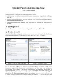 Tutoriel plugins Eclipse