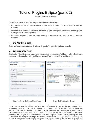 Tutoriel plugins Eclipse