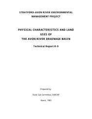 Physical Characteristics and Land Uses of the Avon River Drainage ...