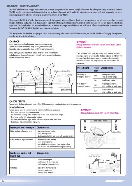 Xray XB8 - Ashford Hobby