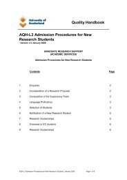 AQH-L3 Admission Procedures for New Research Students