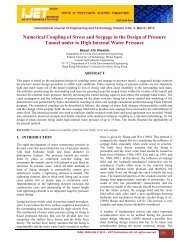 Numerical Coupling of Stress and Seepage in the Design of ...