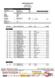 Liste de dÃ©part - data ski-valais