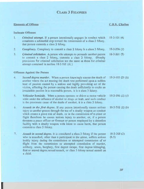 pn to commit a class 3 felony commits a class 4 felony.