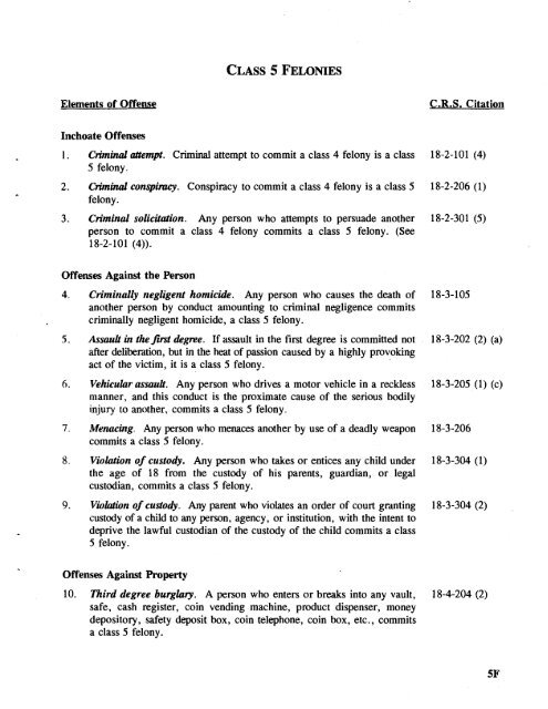 pn to commit a class 3 felony commits a class 4 felony.