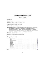 The RadioSonde Package - NexTag Supports Open Source Initiatives