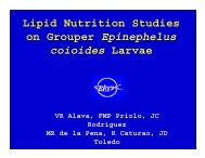 Lipid Nutrition Studies on Grouper Epinephelus coioides ... - Library