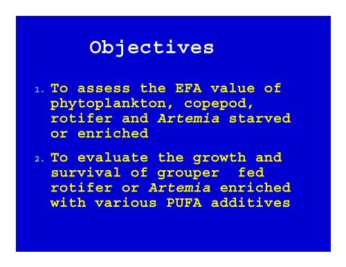 Lipid Nutrition Studies on Grouper Epinephelus coioides ... - Library