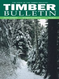 Timber Bulletin Nov/Dec - Minnesota Forest Industries