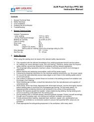 ALW Push Pull Gun PPG 300 Instruction Manual - BLUESHIELD