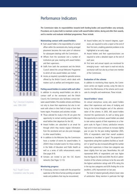 46th Annual Report - Commonwealth Scholarship Commission in ...