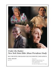 Under the Radar: New York State Elder Abuse Prevalence Study