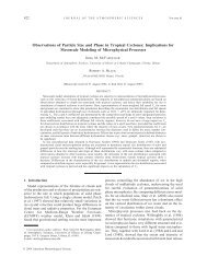 Observations of Particle Size and Phase in Tropical Cyclones ...