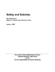 Safety and Sobriety - Illinois Department of Human Services