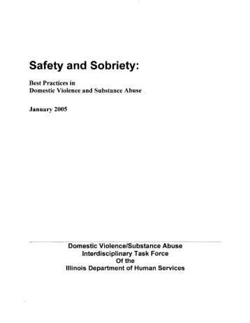Safety and Sobriety - Illinois Department of Human Services