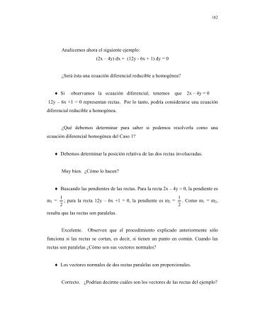 ecuaciones diferenciales ordinarias de 1er orden reducibles a ...