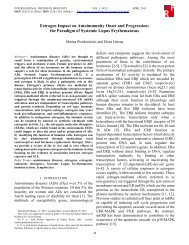 Estrogen Impact on Autoimmunity Onset and Progression: the ...