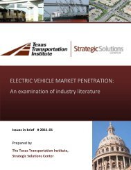 Electric Vehicle Market Penetration - Texas A&M Transportation ...