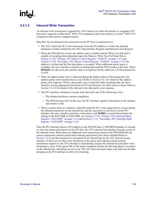 Intel 80312 I/O Companion Chip - ECEE