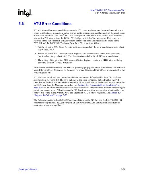 Intel 80312 I/O Companion Chip - ECEE