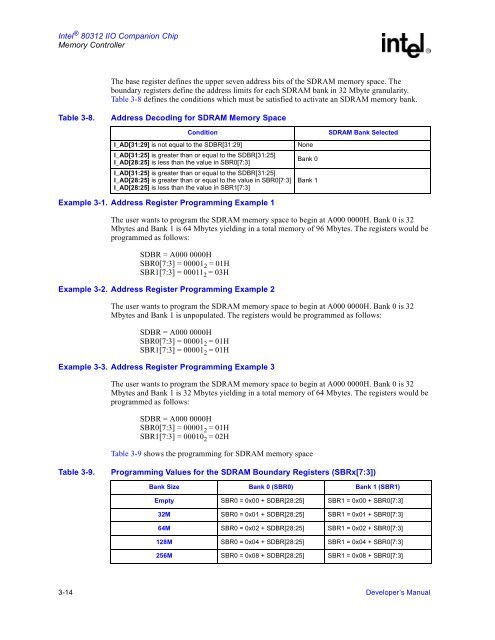 Intel 80312 I/O Companion Chip - ECEE