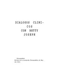 dialogos clini - Asociación Psicoanalítica de Buenos Aires