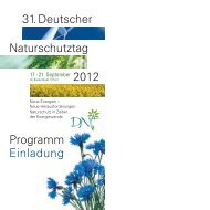 DNT Programm 2012 - Deutscher Naturschutztag