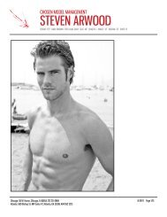 Steven Arwood - Book - Chosen Model Management