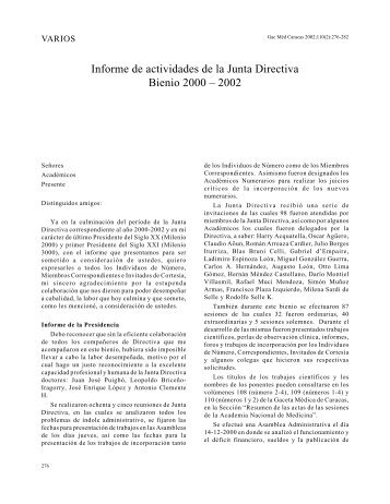 12. Informe (276-282) REV - Academia Nacional de Medicina