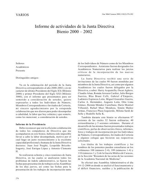 12. Informe (276-282) REV - Academia Nacional de Medicina