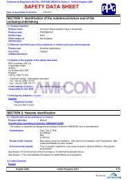 SAFETY DATA SHEET - AMI-CON